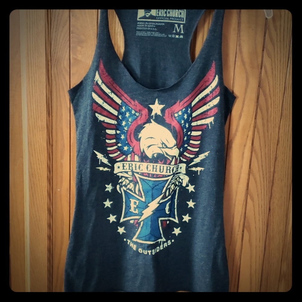Eric Church racerback tank top